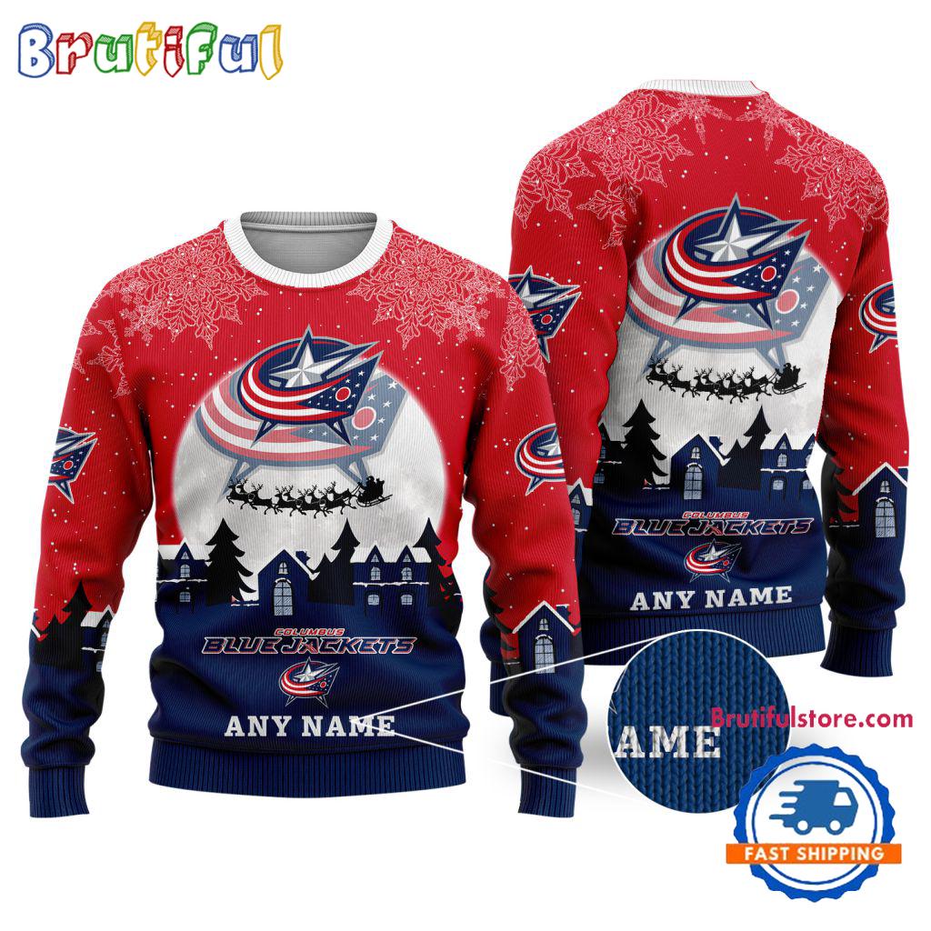 Sportswearmerch Columbus Blue Jackets NHL Christmas Sweater For Fan