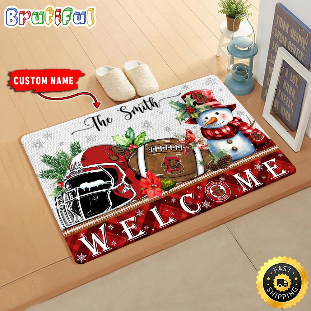 Sportswearmerch Cornell Big Red NCAA Christmas Doormat For Fan