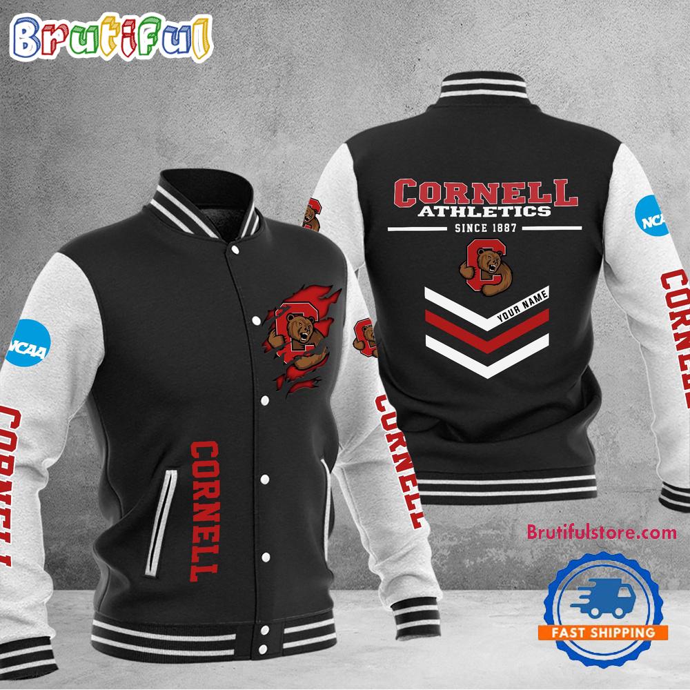 Sportswearmerch Cornell Big Red NCAA Personalized Personalized Baseball Jacket For Fan