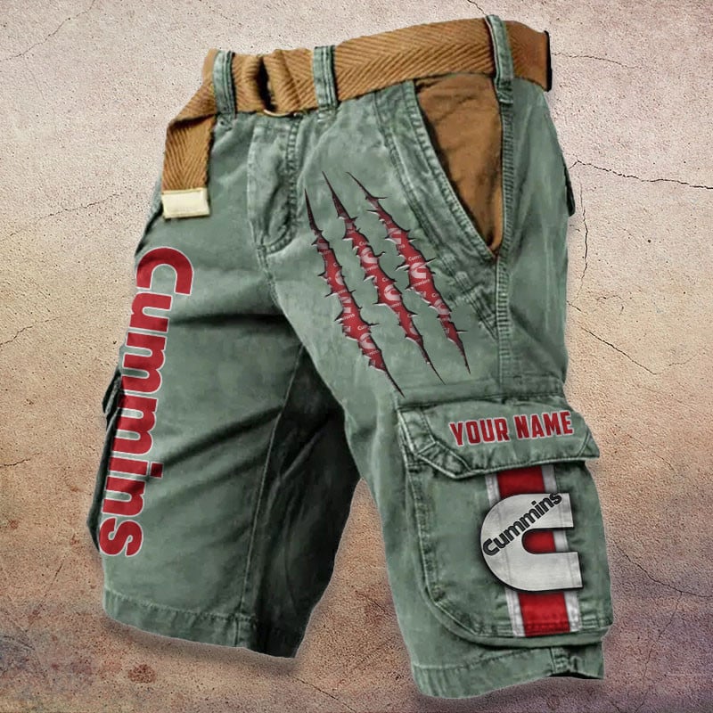 Sportswearmerch Cummins Truck Denim Short For Fan
