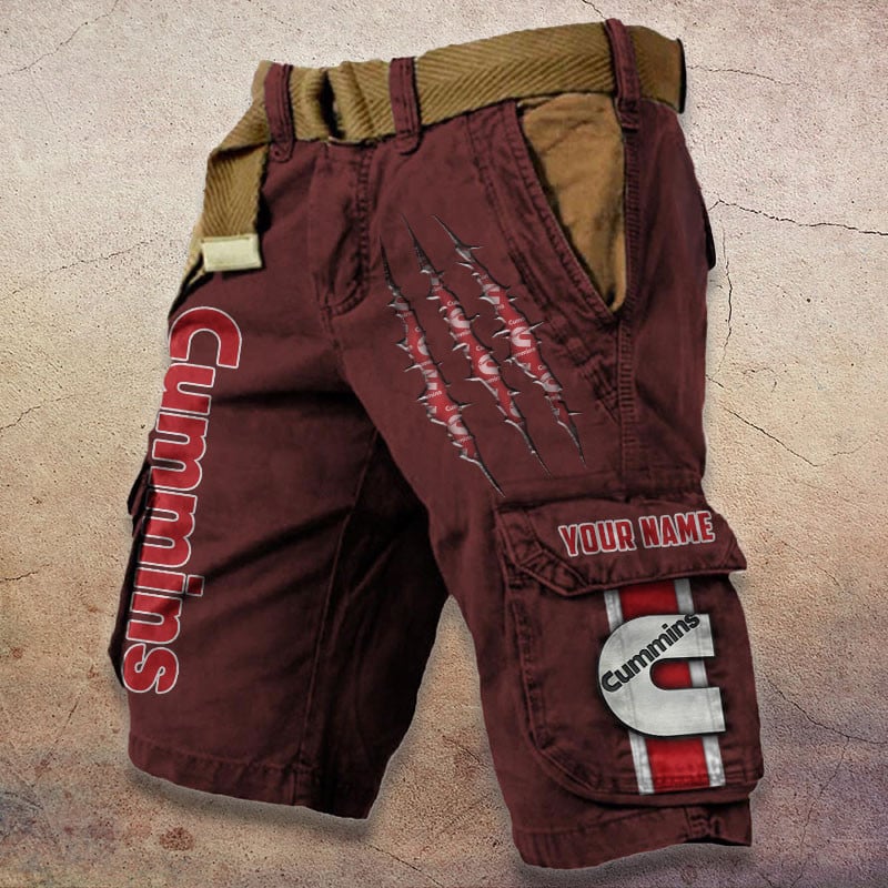 Sportswearmerch Cummins Truck Denim Short For Fan