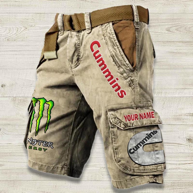 Sportswearmerch Cummins Truck Denim Short For Fan