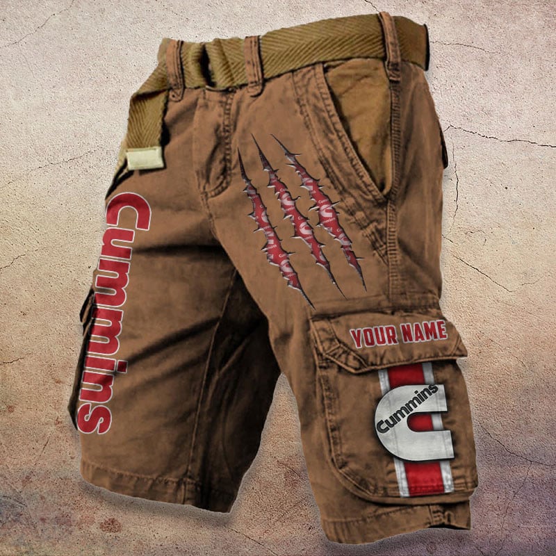 Sportswearmerch Cummins Truck Denim Short For Fan