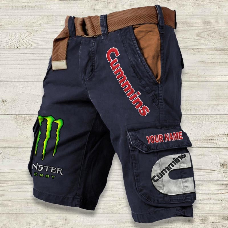 Sportswearmerch Cummins Truck Denim Short For Fan