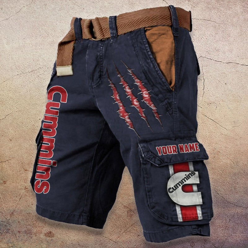 Sportswearmerch Cummins Truck Denim Short For Fan