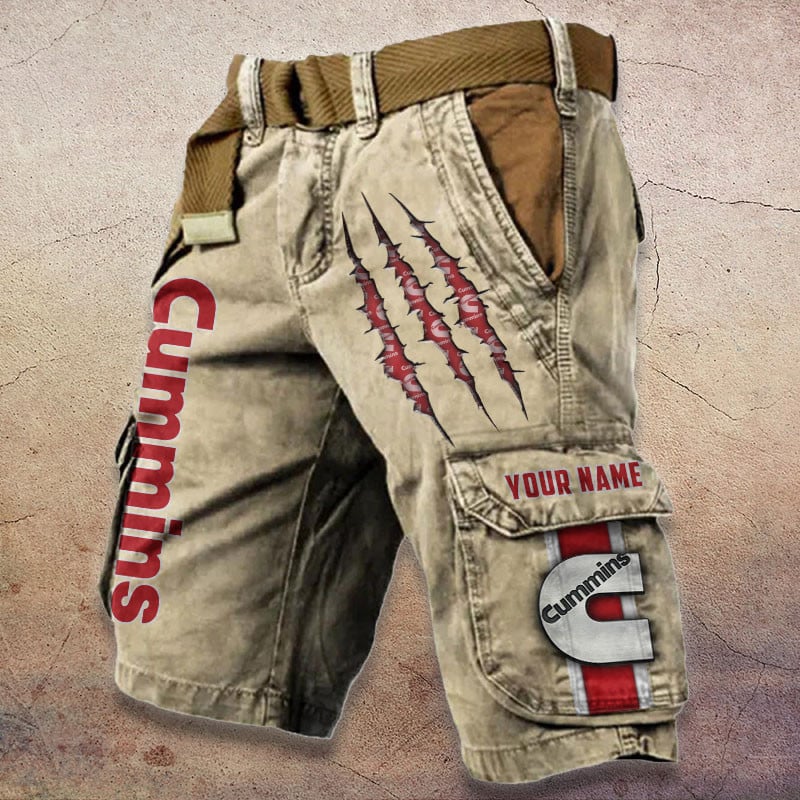 Sportswearmerch Cummins Truck Denim Short For Fan