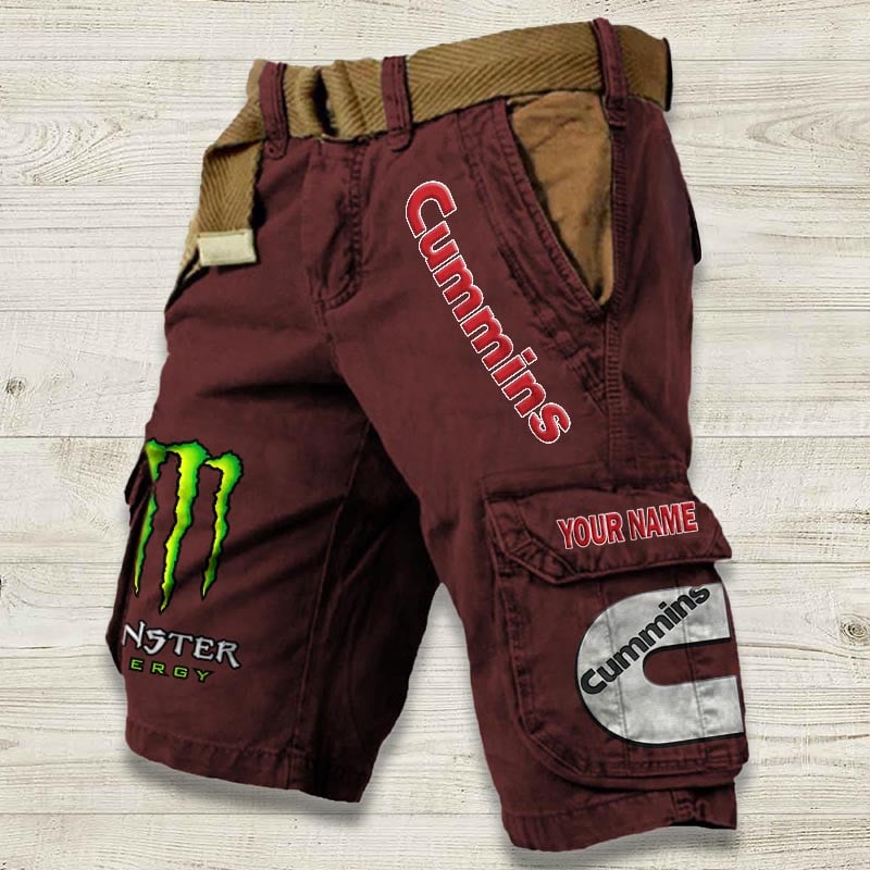 Sportswearmerch Cummins Truck Denim Short For Fan