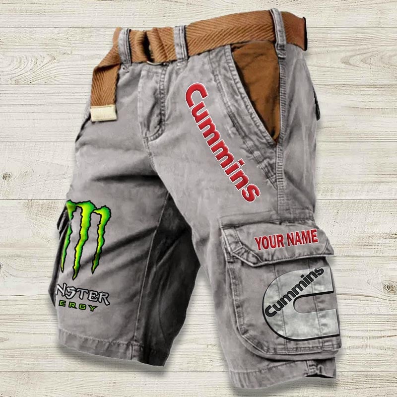 Sportswearmerch Cummins Truck Denim Short For Fan