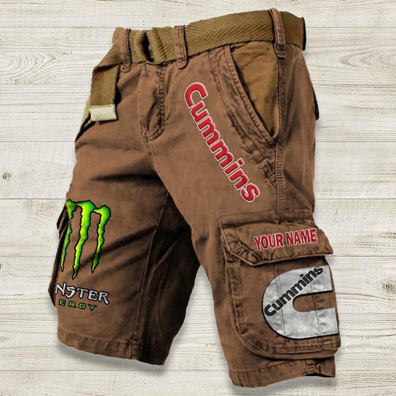 Sportswearmerch Cummins Truck Denim Short For Fan