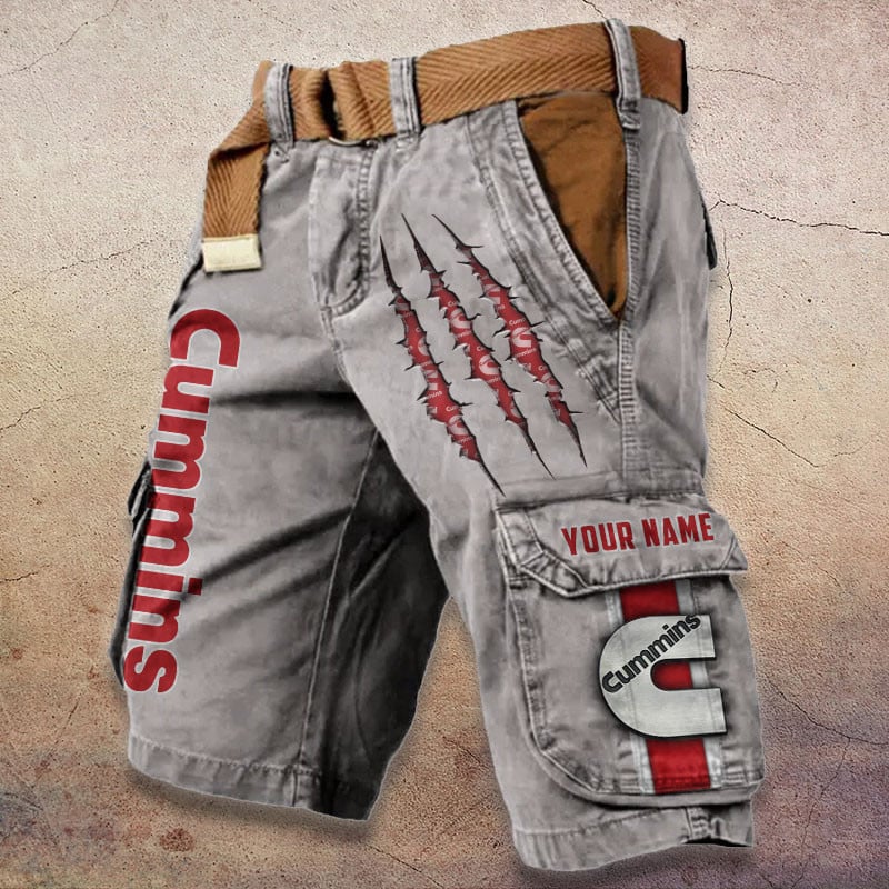Sportswearmerch Cummins Truck Denim Short For Fan