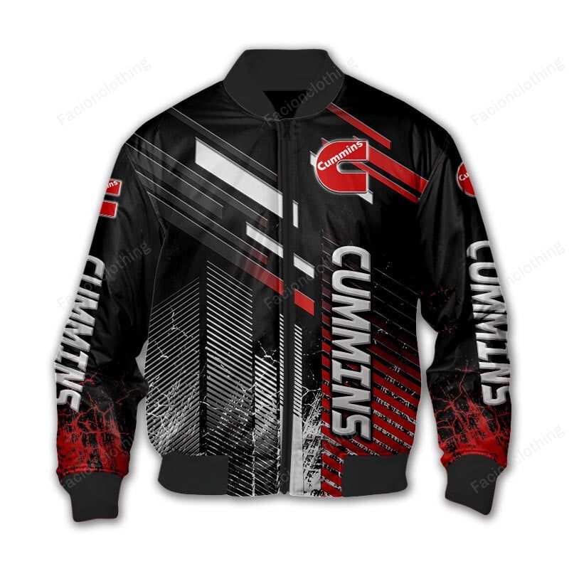 Sportswearmerch Cummins Truck Personalized Bomber Jacket For Fan