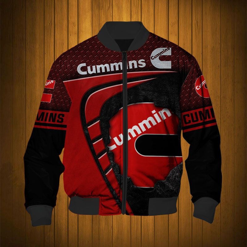 Sportswearmerch Cummins Truck Personalized Fashion Bomber Jacket For Fan