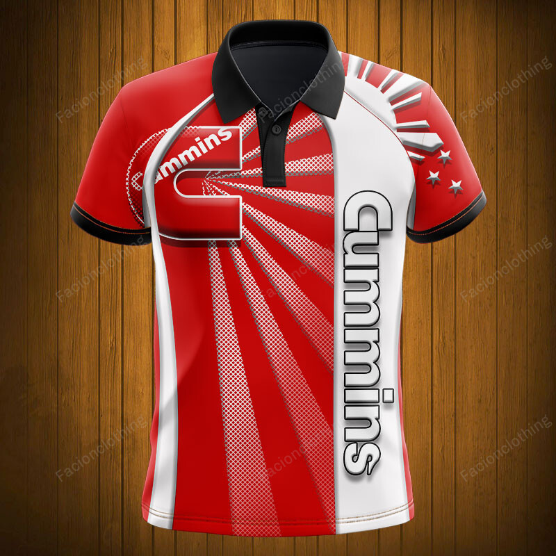 Sportswearmerch Cummins Truck Personalized Fashion Polo Shirt For Fan