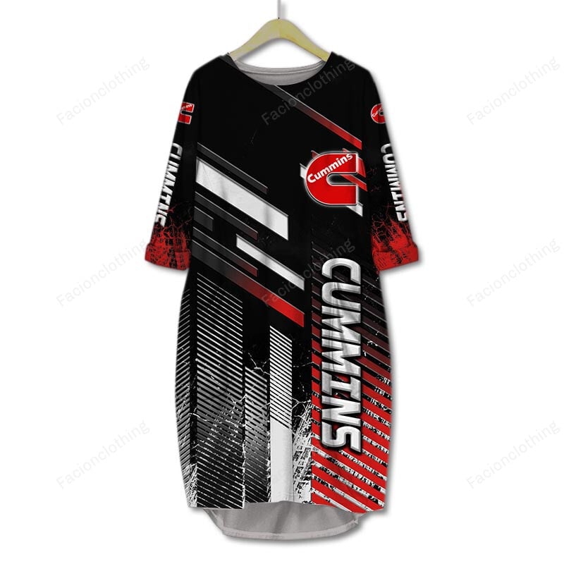 Sportswearmerch Cummins Truck Personalized Pocket Dress For Fan