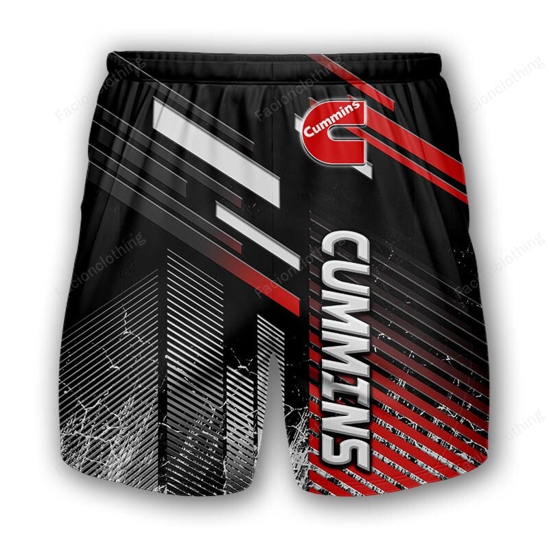 Sportswearmerch Cummins Truck Personalized Short Pant For Fan