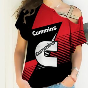 Sportswearmerch Cummins Truck Strapless Sleeve Short For Fan