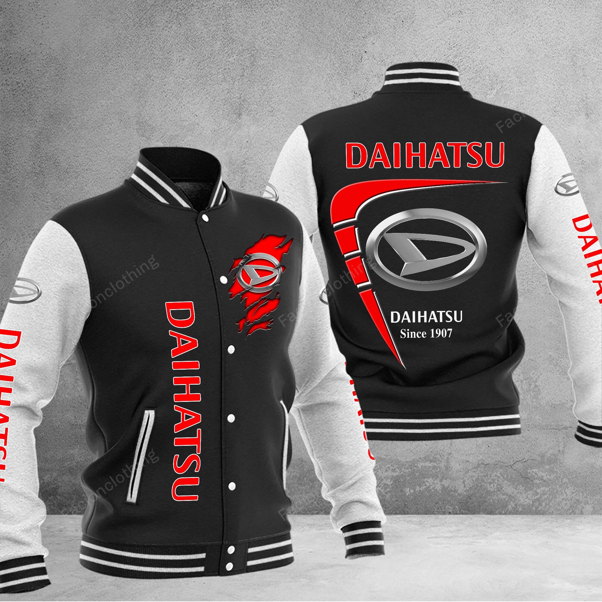 Sportswearmerch Daihatsu Car Personalized Baseball Jacket For Fan