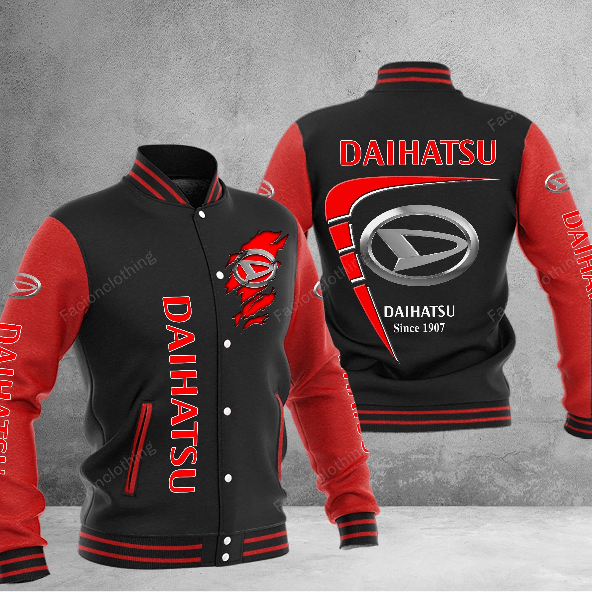Sportswearmerch Daihatsu Car Personalized Baseball Jacket For Fan