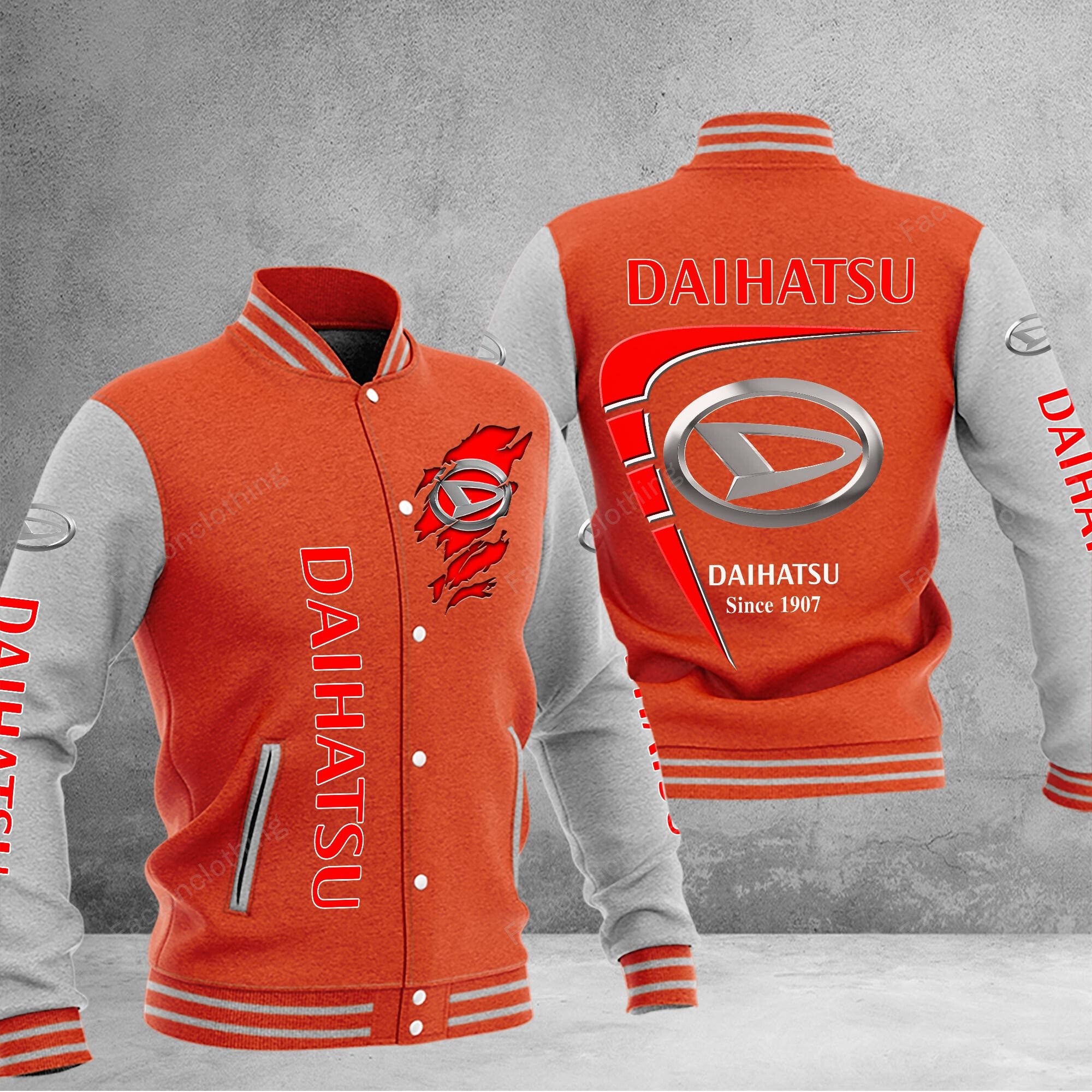 Sportswearmerch Daihatsu Car Personalized Baseball Jacket For Fan
