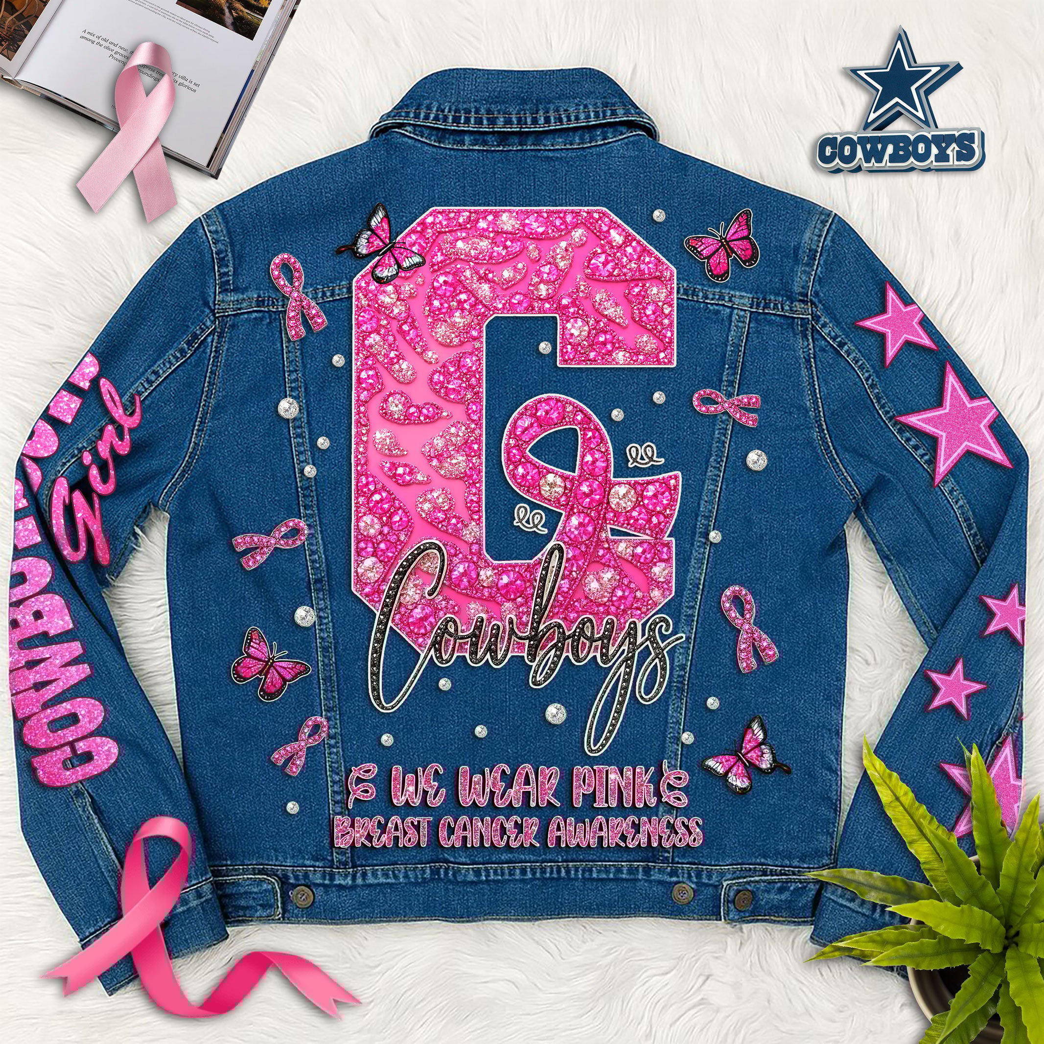 Sportswearmerch Dallas Cowboys Denim Jacket Gift For Fans