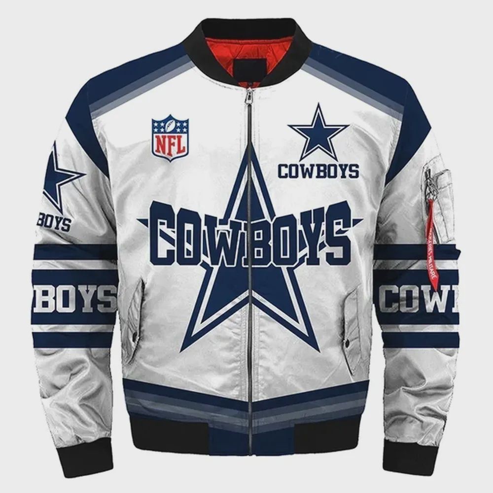 Sportswearmerch Dallas Cowboys NFL Bomber Jacket For Fan
