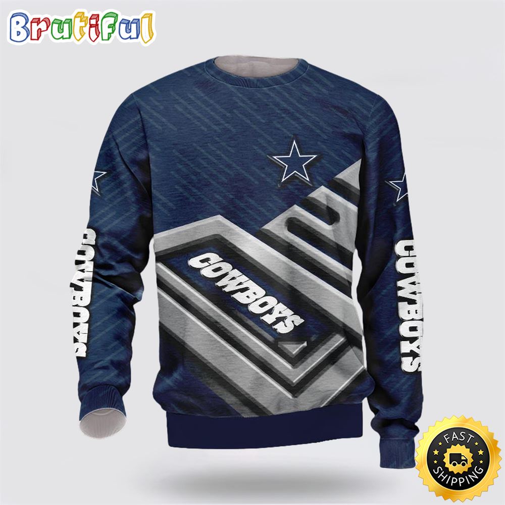 Sportswearmerch Dallas Cowboys NFL Crewneck Sweater For Fan