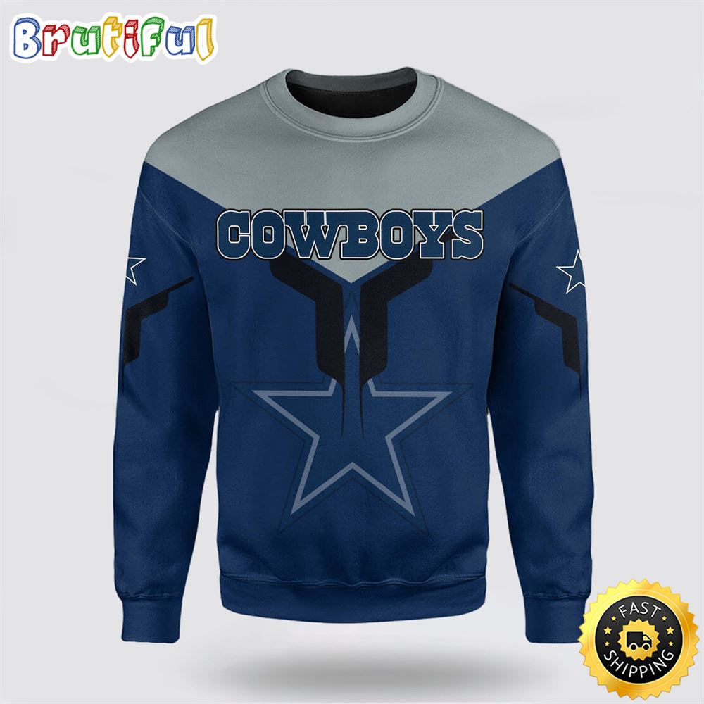 Sportswearmerch Dallas Cowboys NFL Crewneck Sweater For Fan