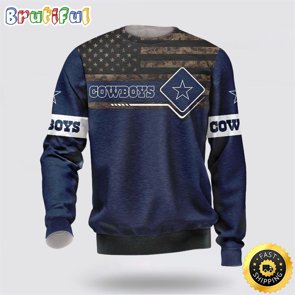 Sportswearmerch Dallas Cowboys NFL Crewneck Sweater For Fan