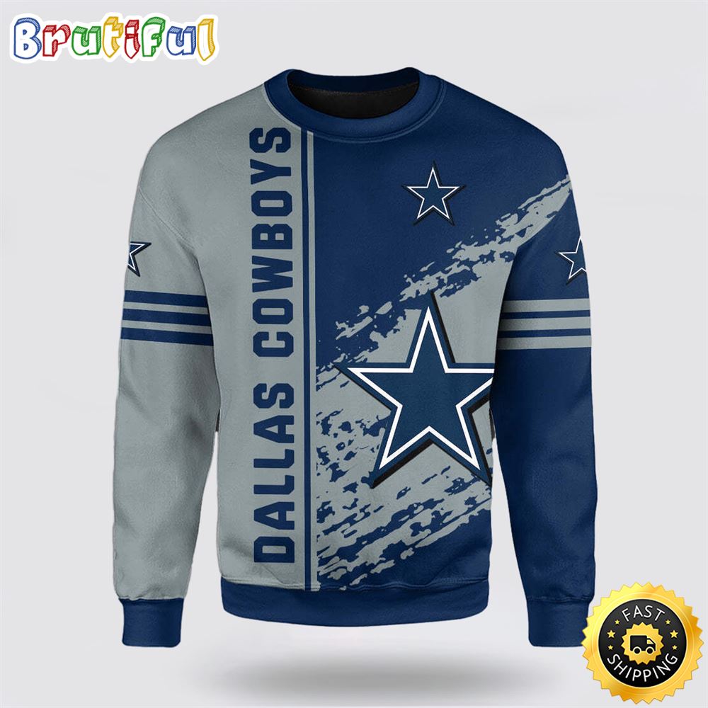 Sportswearmerch Dallas Cowboys NFL Crewneck Sweater For Fan
