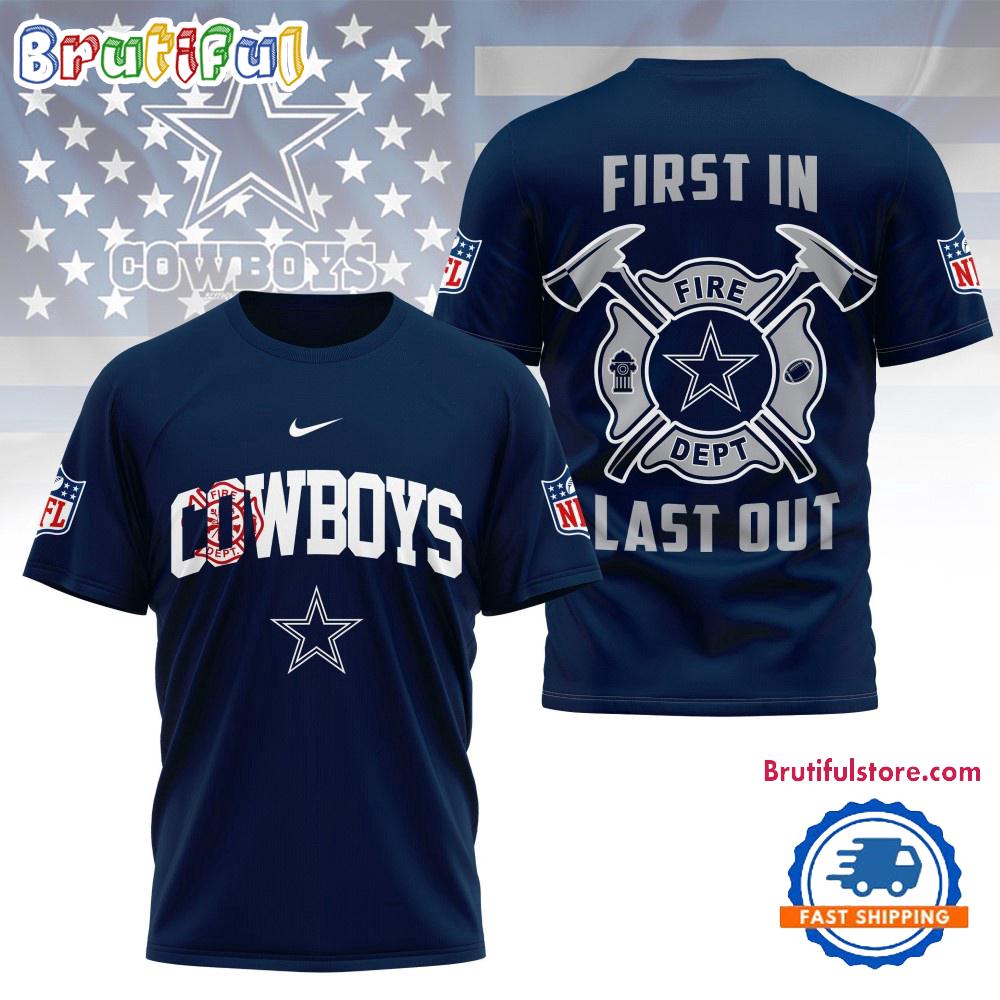 Sportswearmerch Dallas Cowboys NFL Fire Dept Unisex T-Shirt For Fan