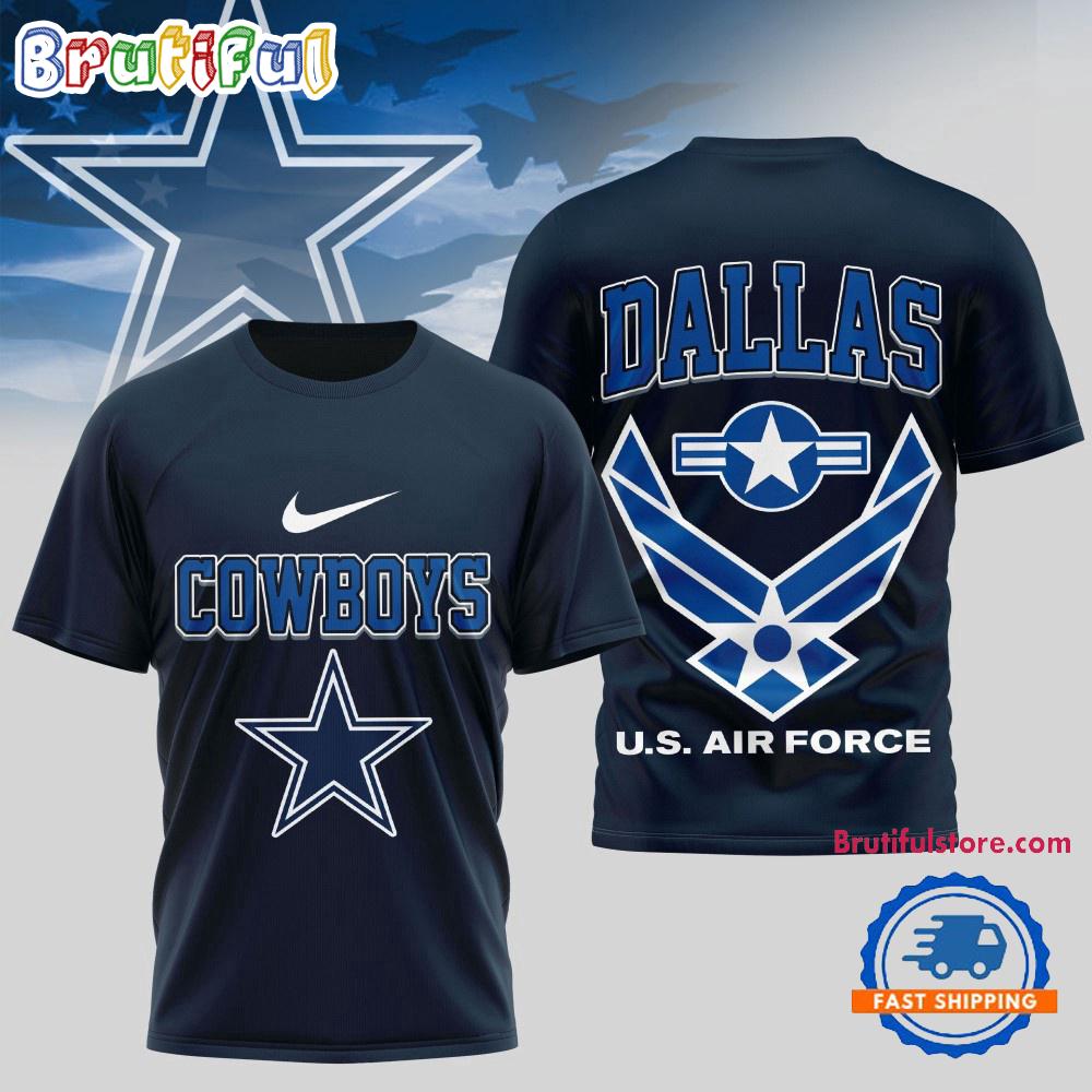 Sportswearmerch Dallas Cowboys NFL NFL Us Air Force Military T-Shirt For Fan