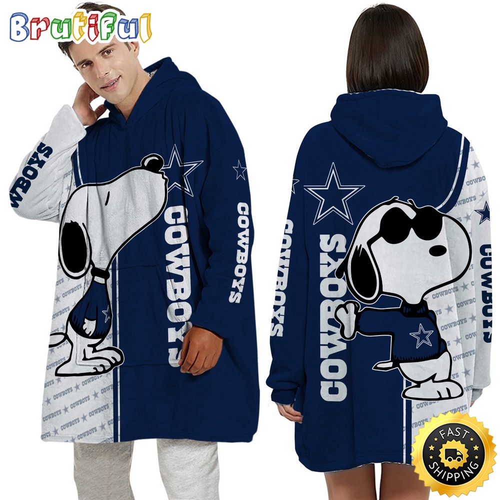 Sportswearmerch Dallas Cowboys NFL Personalized Blaket Hoodie For Fan