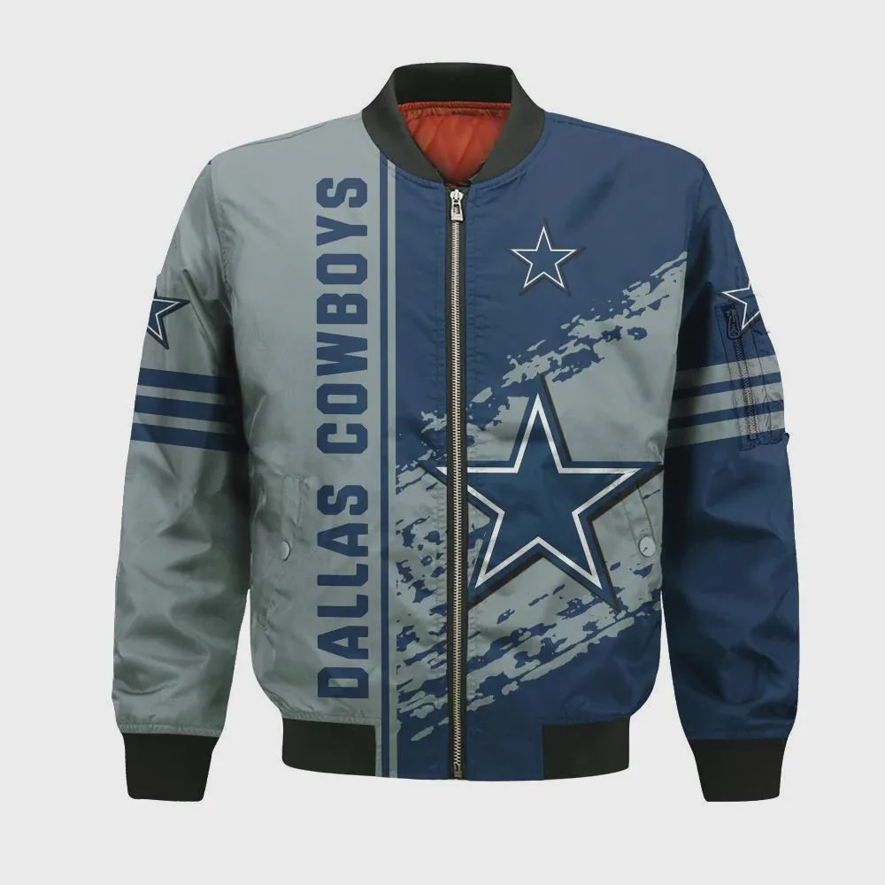 Sportswearmerch Dallas Cowboys NFL Personalized Bomber Jacket For Fan