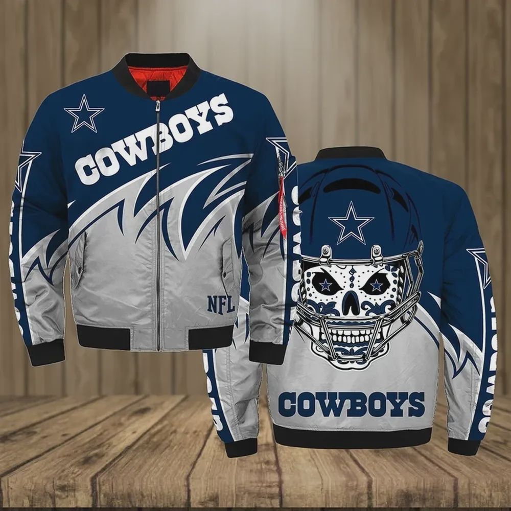 Sportswearmerch Dallas Cowboys NFL Personalized Bomber Jacket For Fan
