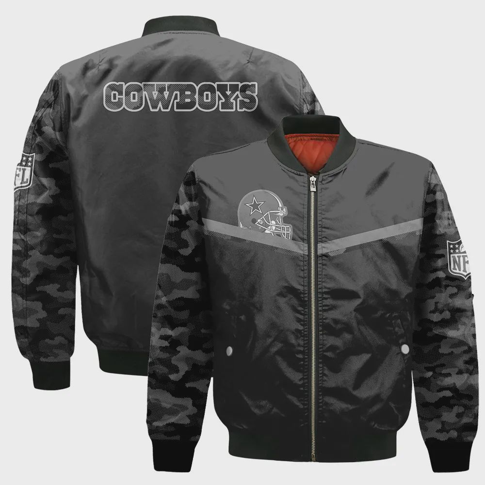 Sportswearmerch Dallas Cowboys NFL Personalized Bomber Jacket For Fan