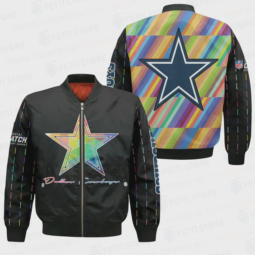 Sportswearmerch Dallas Cowboys NFL Personalized Bomber Jacket For Fan