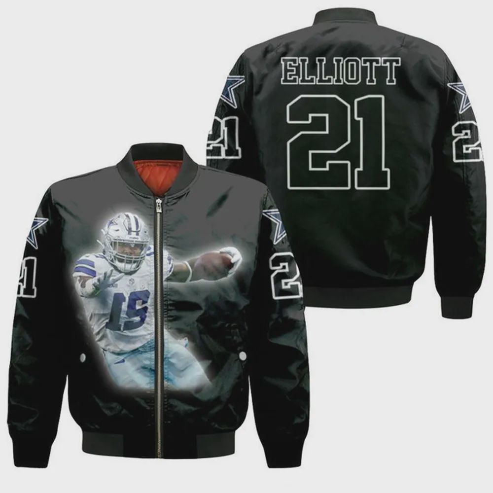 Sportswearmerch Dallas Cowboys NFL Personalized Bomber Jacket For Fan