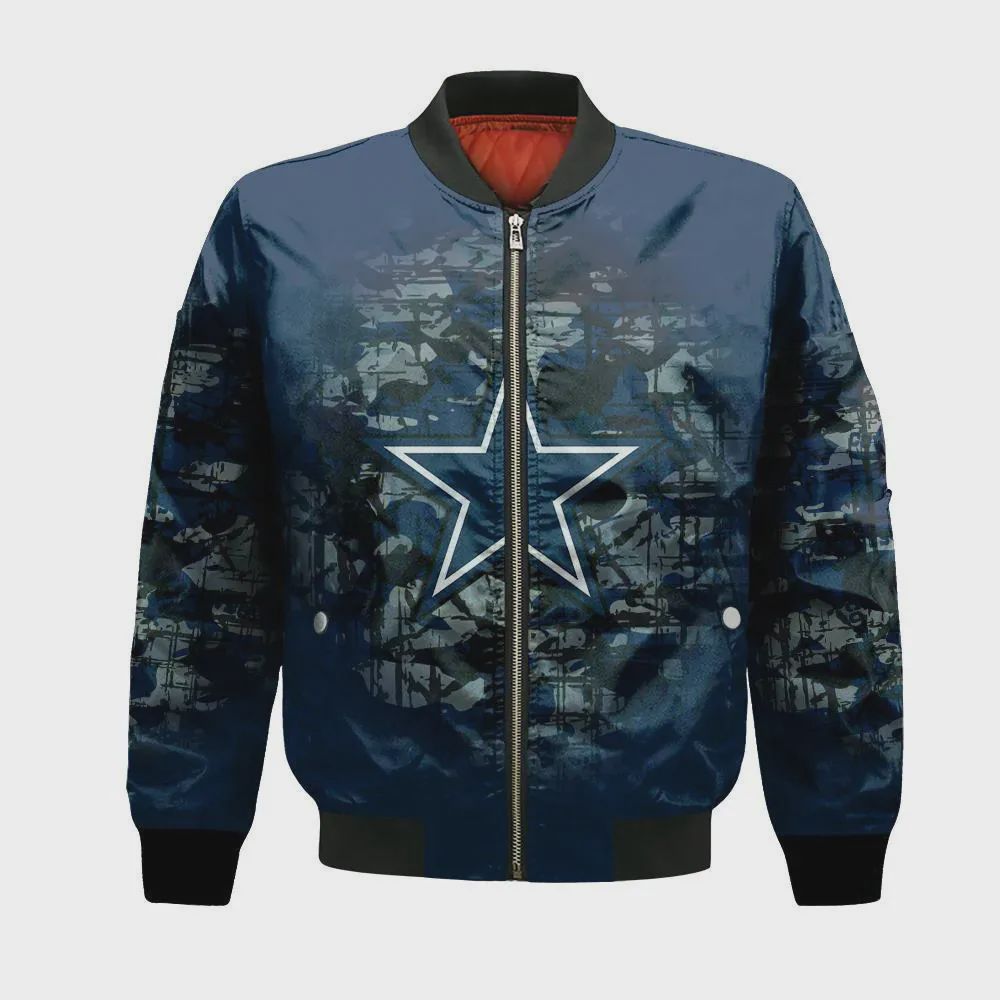 Sportswearmerch Dallas Cowboys NFL Personalized Bomber Jacket For Fan