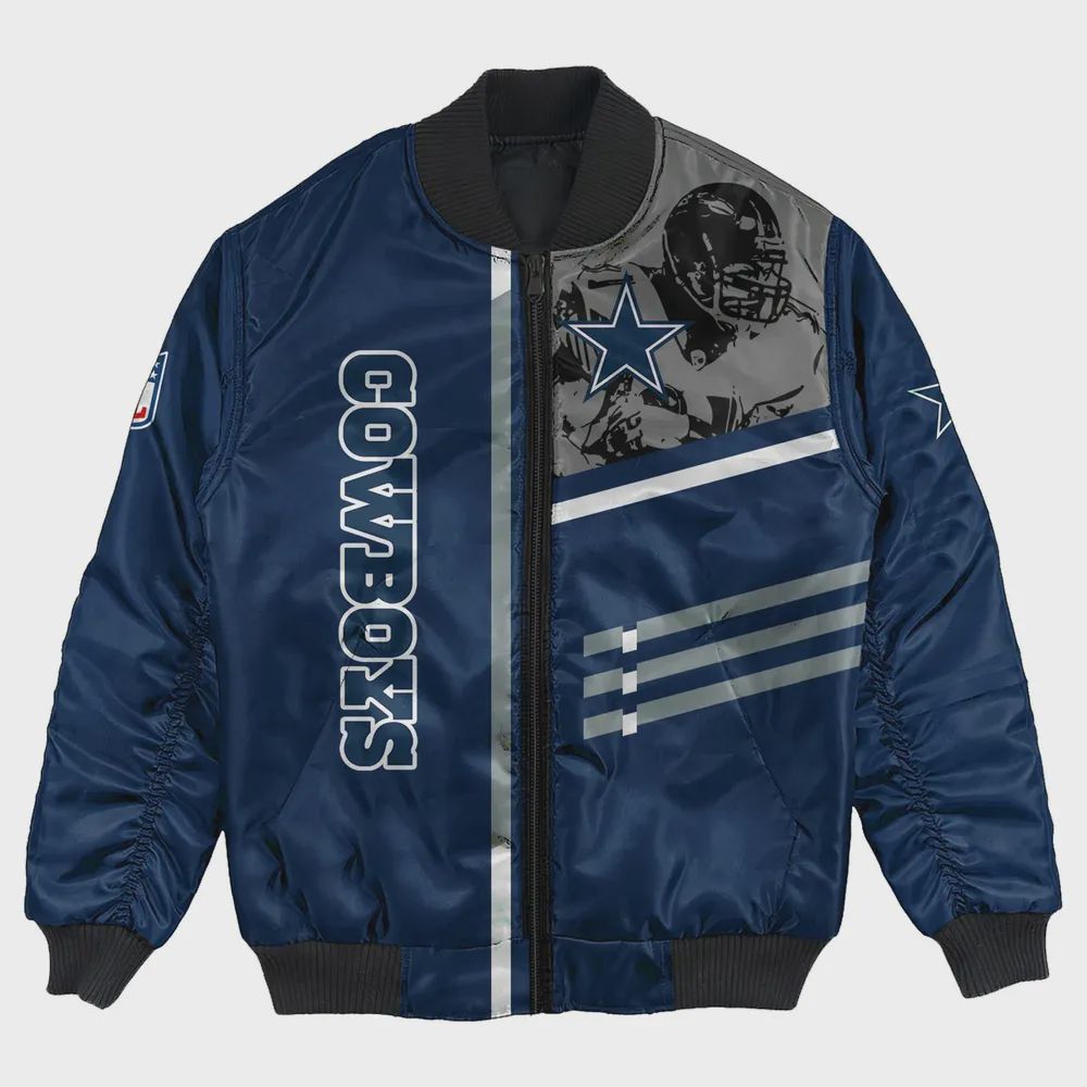 Sportswearmerch Dallas Cowboys NFL Personalized Bomber Jacket For Fan
