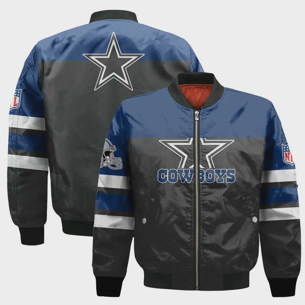 Sportswearmerch Dallas Cowboys NFL Personalized Bomber Jacket For Fan