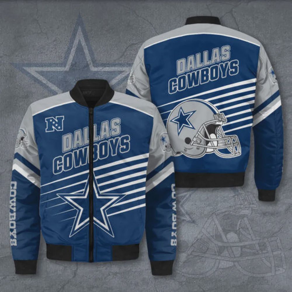 Sportswearmerch Dallas Cowboys NFL Personalized Bomber Jacket For Fan
