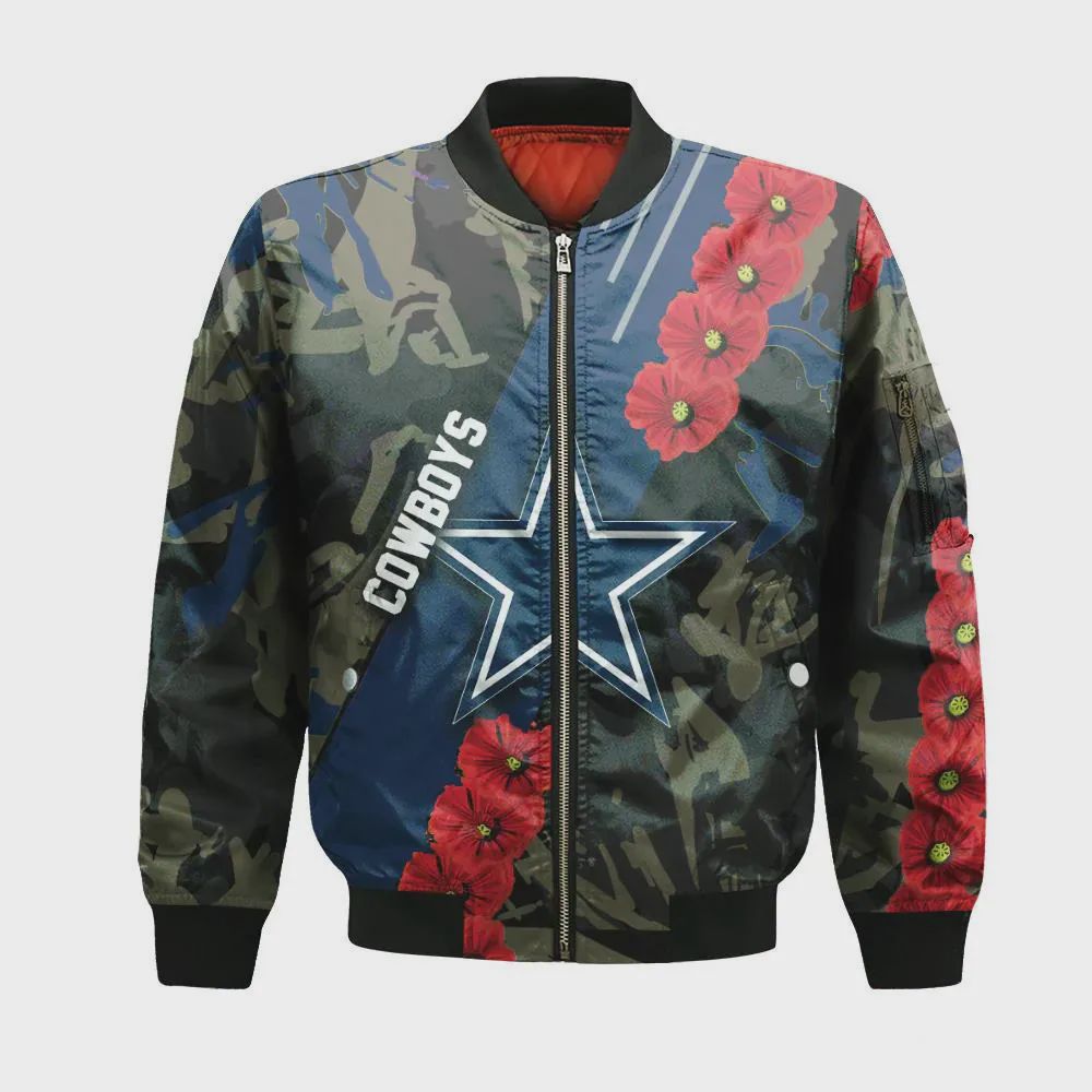 Sportswearmerch Dallas Cowboys NFL Personalized Bomber Jacket For Fan