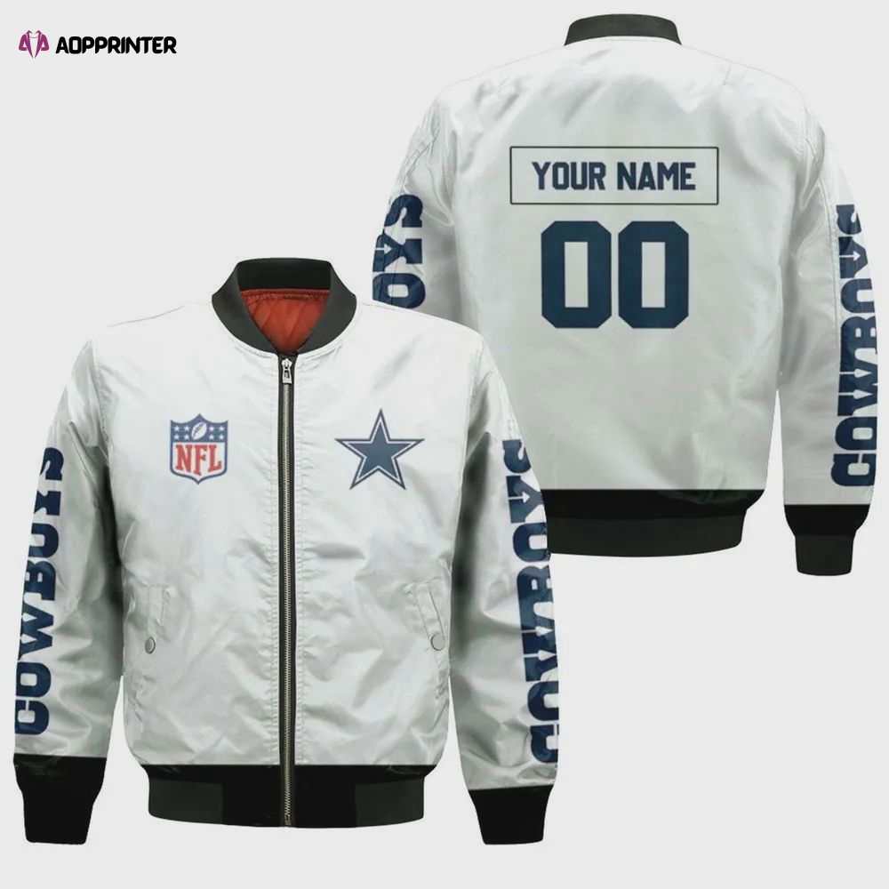 Sportswearmerch Dallas Cowboys NFL Personalized Bomber Jacket For Fan