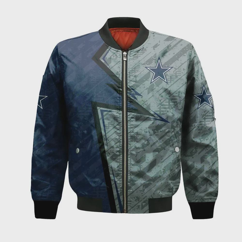 Sportswearmerch Dallas Cowboys NFL Personalized Bomber Jacket For Fan