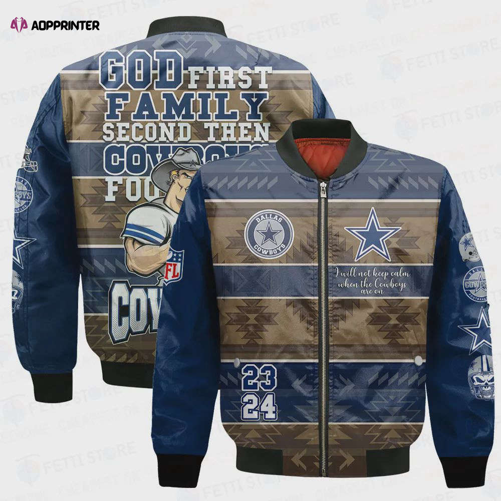 Sportswearmerch Dallas Cowboys NFL Personalized Bomber Jacket For Fan