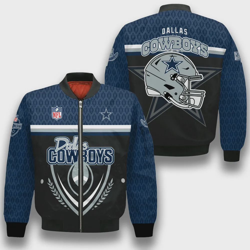Sportswearmerch Dallas Cowboys NFL Personalized Bomber Jacket For Fan