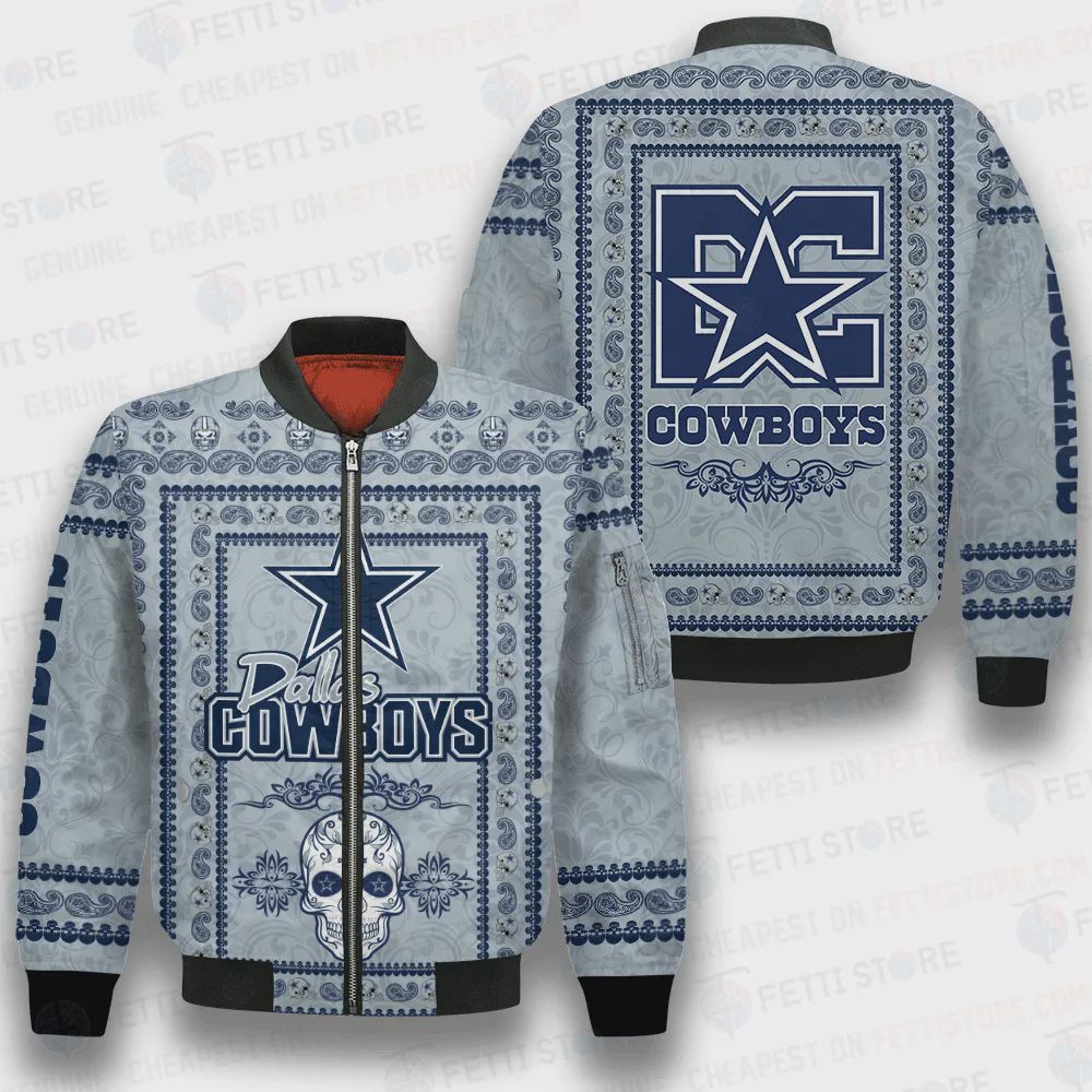 Sportswearmerch Dallas Cowboys NFL Personalized Bomber Jacket For Fan