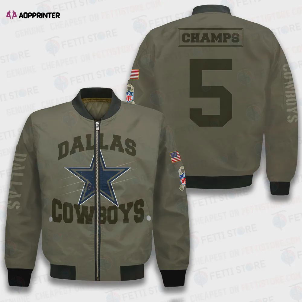 Sportswearmerch Dallas Cowboys NFL Personalized Bomber Jacket For Fan