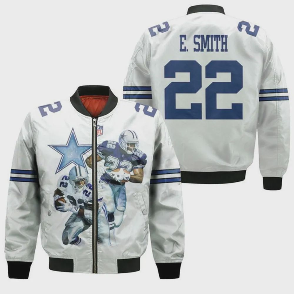 Sportswearmerch Dallas Cowboys NFL Personalized Bomber Jacket For Fan