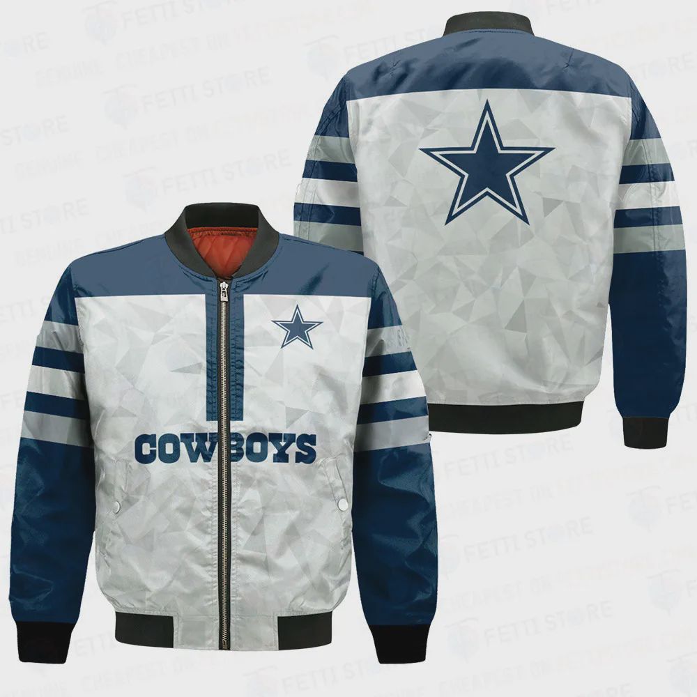 Sportswearmerch Dallas Cowboys NFL Personalized Bomber Jacket For Fan